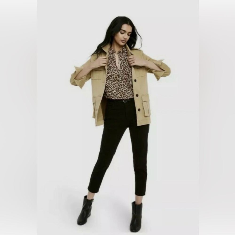 Nili Lotan x Target Utility Jacket; Cotton Military Safari Casual